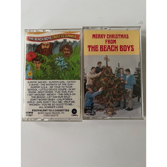 The Beach Boys Endless Summer Merry Christmas From Cassette Tapes Play Tested - Picture 1 of 4